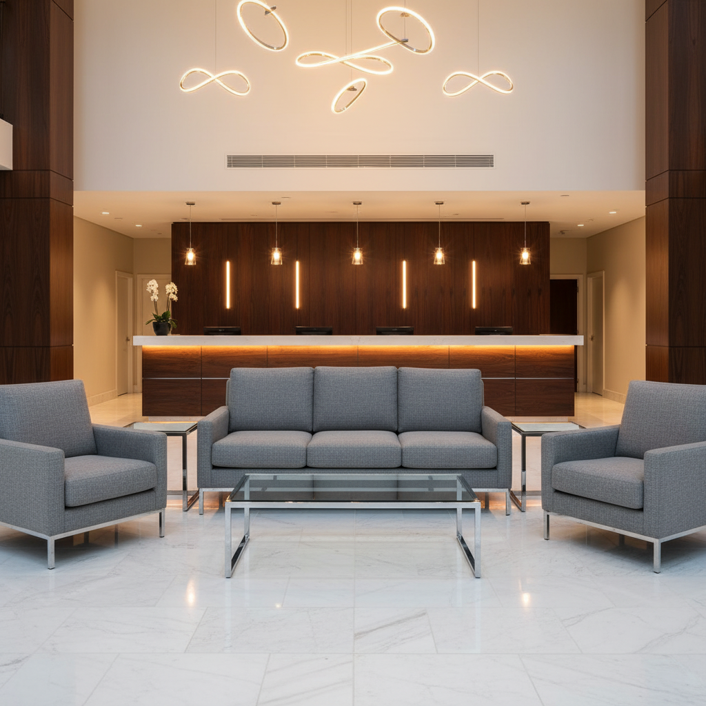 Tortola - Evening Upholstered Sofa | Architectural Fabrics