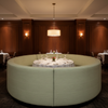 Tradewind Trace - Celadon Upholstered Banquette | Architectural Fabrics