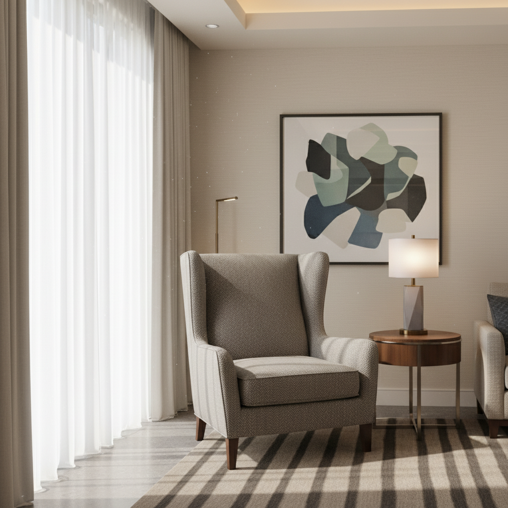 Rainbow Reef - Storm Upholstered Chair | Architectural Fabrics