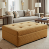 Aztec - Aztec Organic Cellulose Upholstered Ottoman | Architectural Fabrics