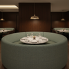 Manchioneel - River Upholstered Banquette | Architectural Fabrics