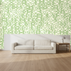 Nantucket Grasscloth Emerald Wallcovering | Phillipe Romano room setting