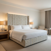 Stingray City - Cashew Upholstered Headboard | Architectural Fabrics