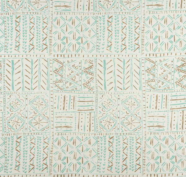 Nina Campbell Fabric - Aqua Blue Wallcovering | Nina Campbell