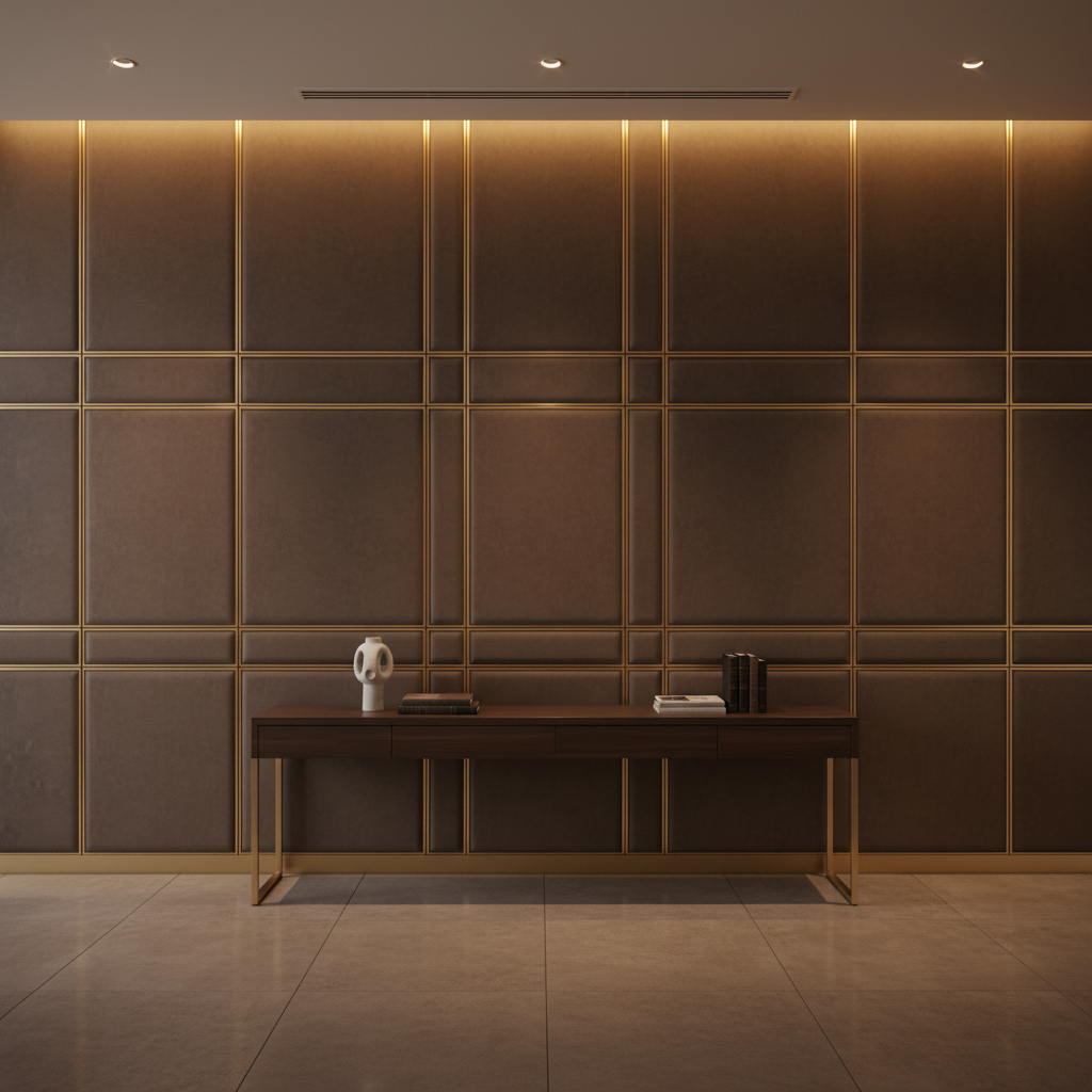 Maho Bay - Fudge Upholstered Wall Panel | Architectural Fabrics