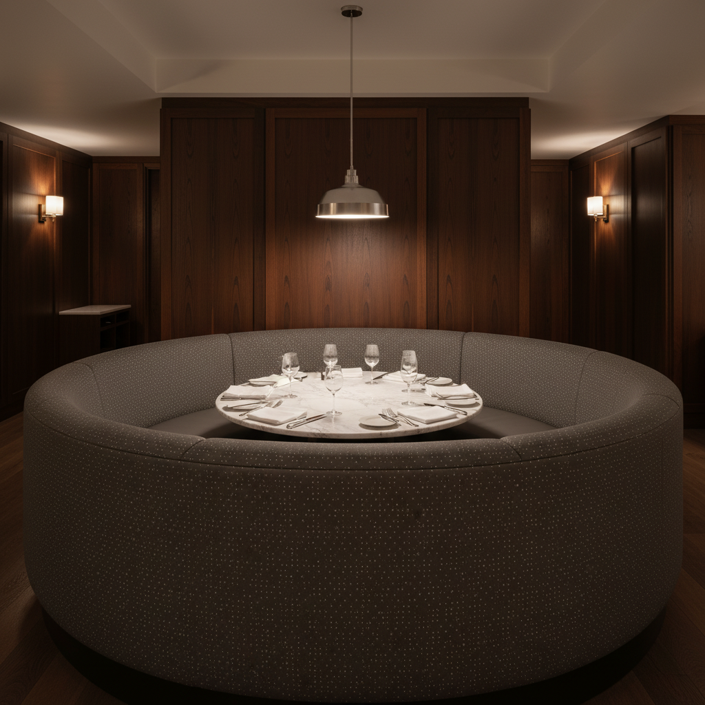 Analog - Analog Etched Polyurethane Upholstered Banquette | Architectural Fabrics