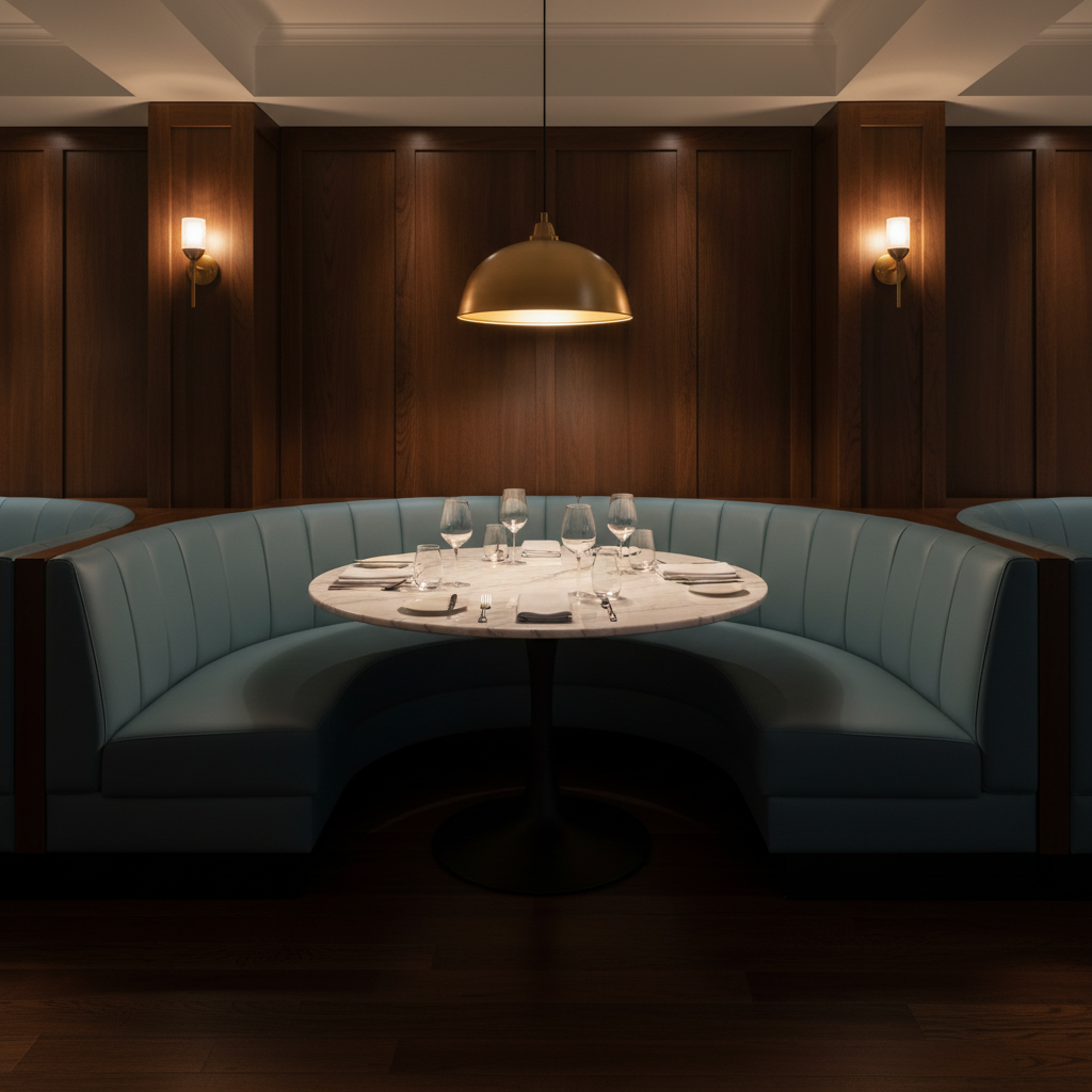 Luxury Cay - Capri Upholstered Banquette | Architectural Fabrics
