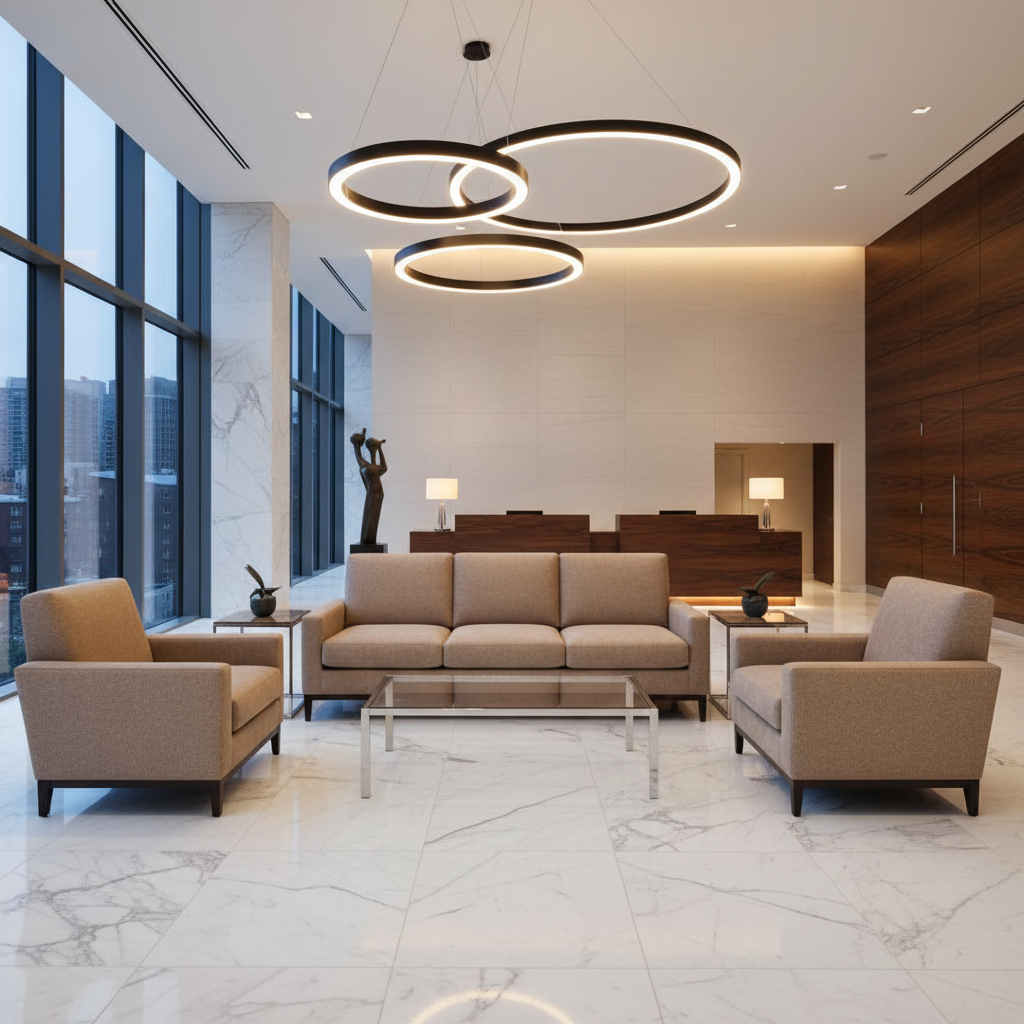 Fine Pebble Grain Warm Taupe Upholstered Sofa | Architectural Fabrics