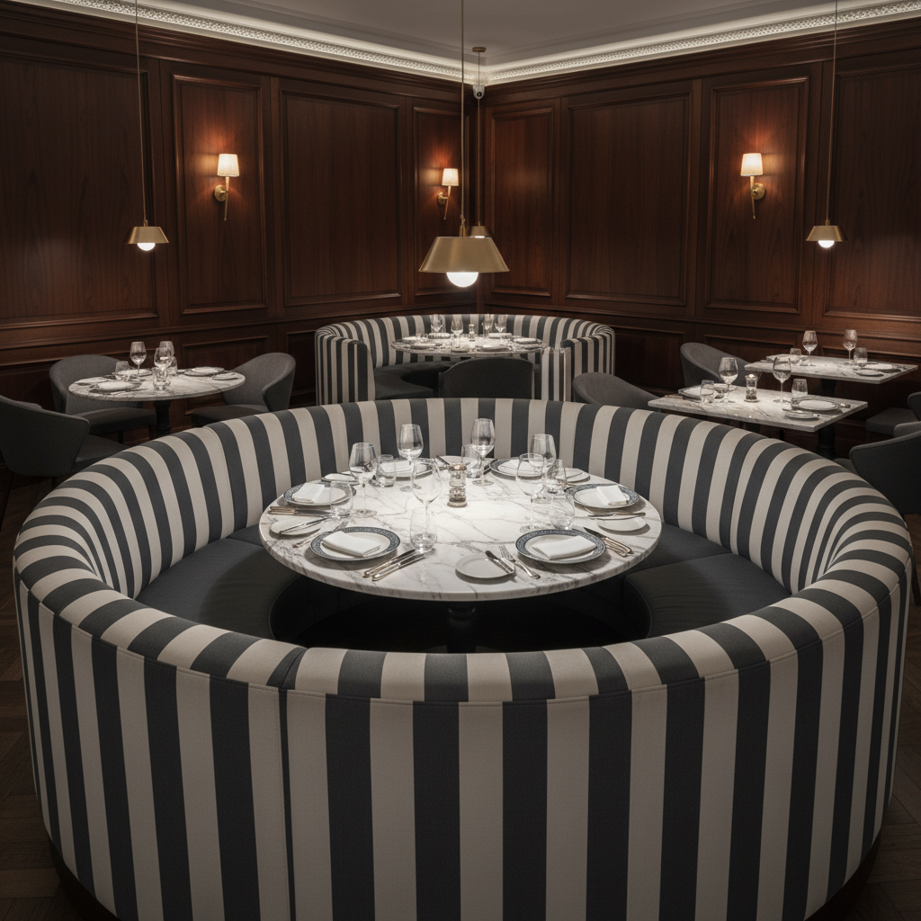 Dale City Valiant Upholstered Banquette | Architectural Fabrics