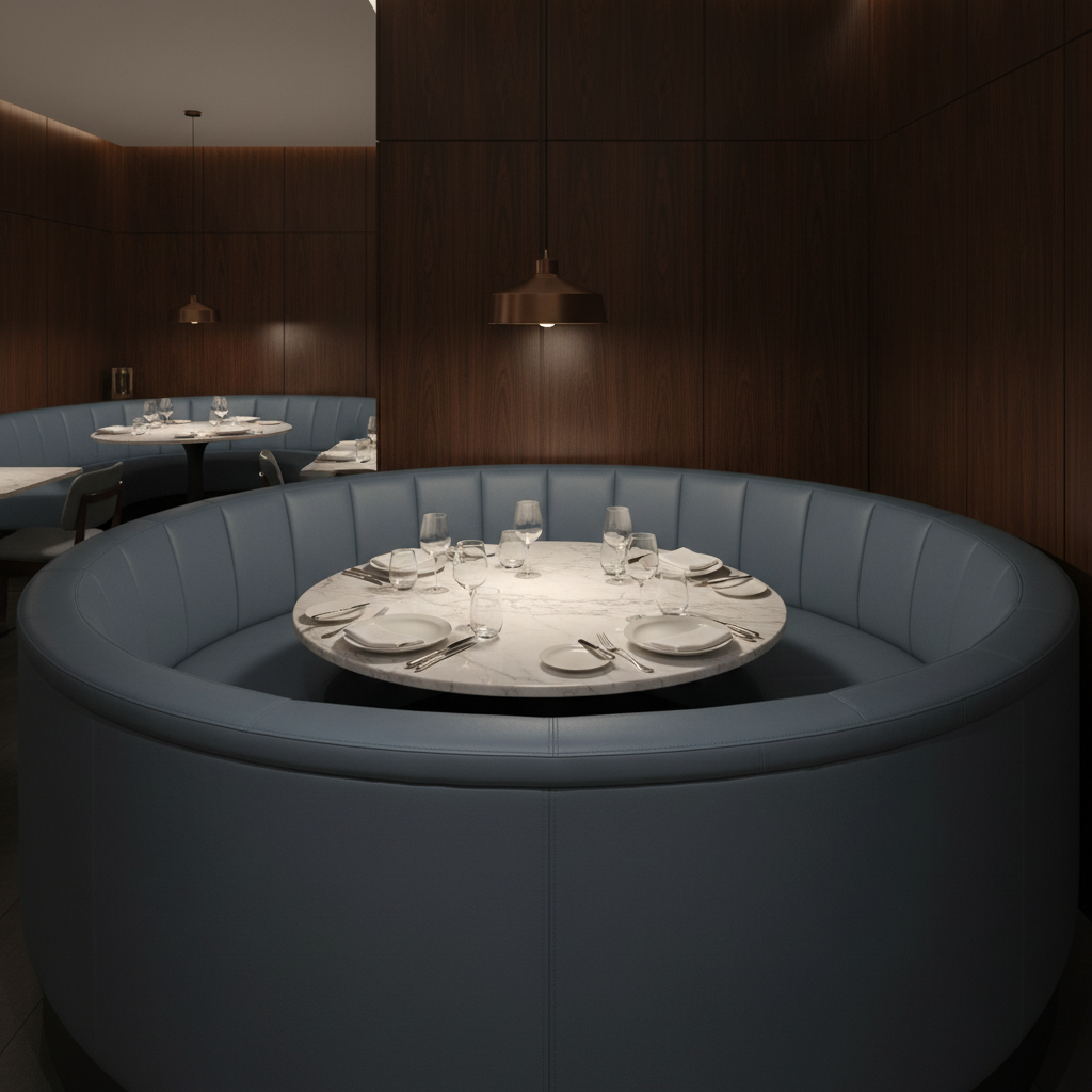 Nassau Gold - Cadet Upholstered Banquette | Architectural Fabrics