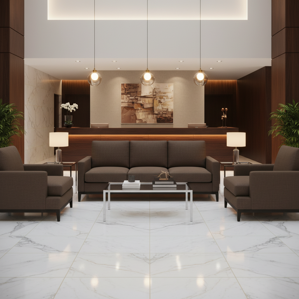 Subtle Linen Weave Dark Chocolate Upholstered Sofa | Architectural Fabrics