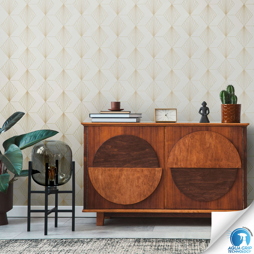Designdrop Cream Wallcovering | AS Creation