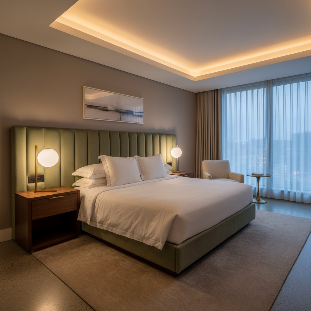 Ultrasuede  Sage  Green Upholstered Headboard | Ultrasuede Upholstery