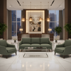 Algiers - Forest Floor Performance Vinyl Upholstered Sofa | Architectural Fabrics
