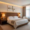 Fine Pebble Grain Cocoa Bean Upholstered Headboard | Architectural Fabrics