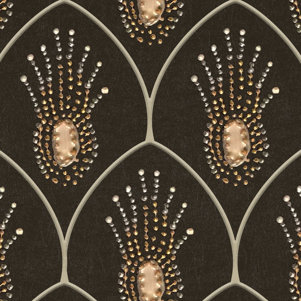 DWHD-501779 Solimar Beach - Obsidian Jewel | Designer Wallcoverings