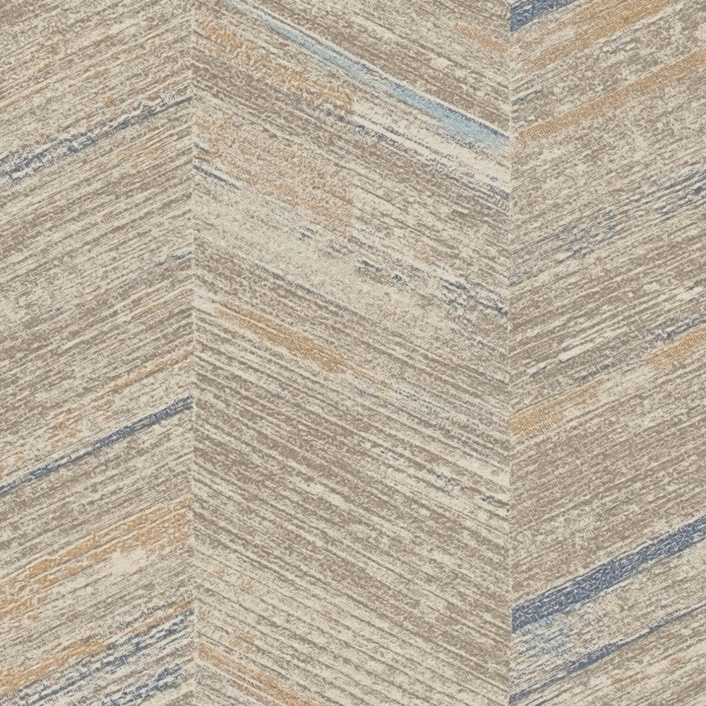 Geo Effect Beige Wallcovering | AS Creation