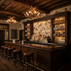 The Original Yeeha 1950's Cowboy Retro | Architectural Wallcoverings - Western Bar Room Setting