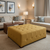 Vintage Harbor - Freshcut Upholstered Ottoman | Architectural Fabrics
