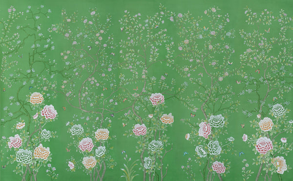 Chelsea — Emerald Green dyed silk