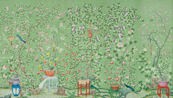 Belvoir — Wellington colourway on Pistachio Williamsburg