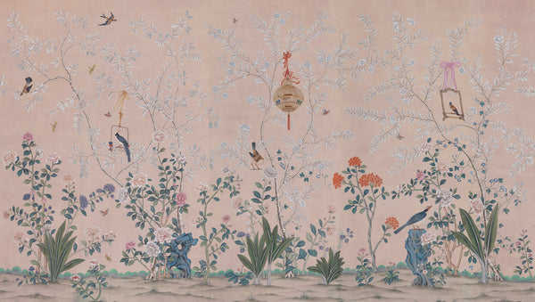 Cecily — pink painted Xuan paper
