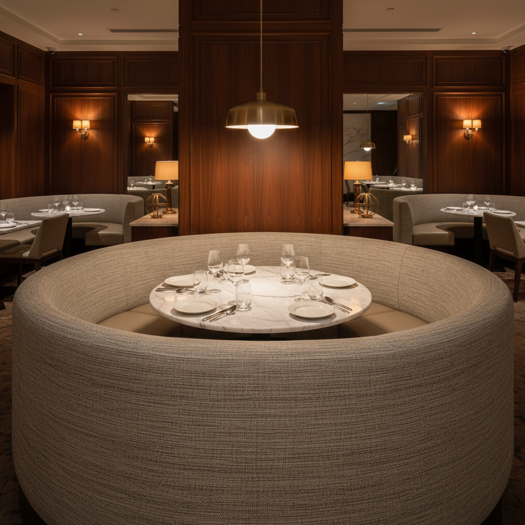 St. Eustatius - Nordic Upholstered Banquette | Architectural Fabrics