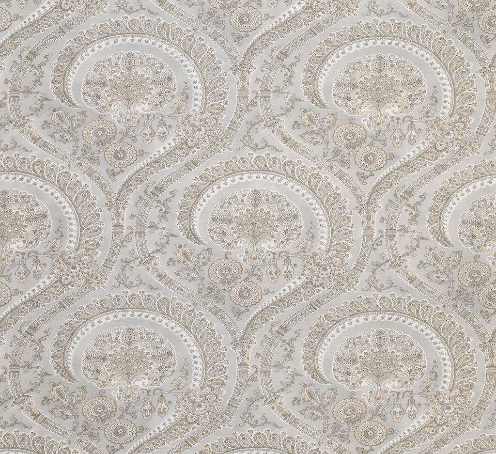 DWCY-900247 Nina Campbell Fabric Cool Gray designer-wallcoverings-los-angeles