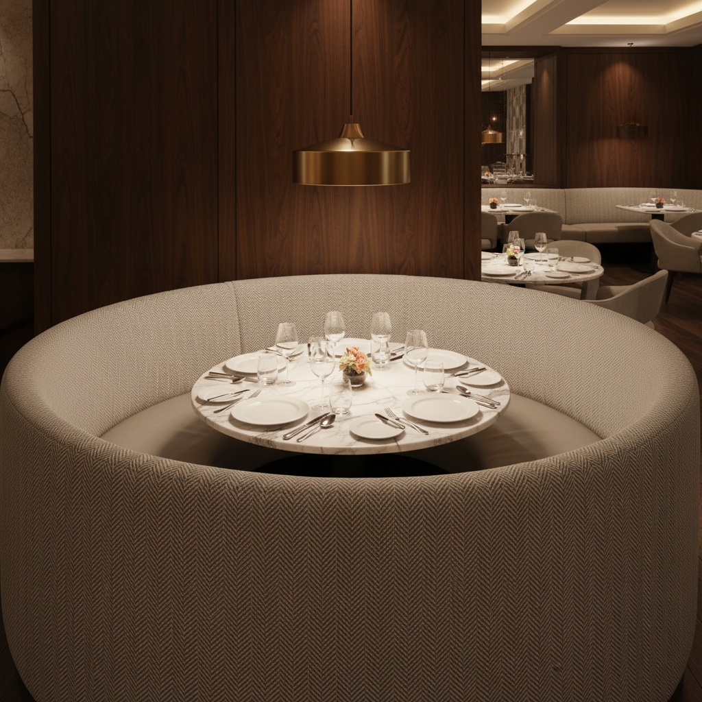 Acoustic - Acoustic Performance Vinyl Upholstered Banquette | Architectural Fabrics