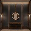 Thatch Cay - Seal Upholstered Wall Panel | Architectural Fabrics