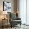 Turquoise Bay - Spruce Upholstered Chair | Architectural Fabrics