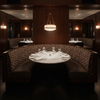 Pelican Cay - Chocolate Upholstered Banquette | Architectural Fabrics