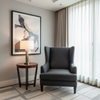 Snake Cay - Ebony Upholstered Chair | Architectural Fabrics