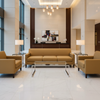 Smooth Leather Grain Golden Tan Upholstered Sofa | Architectural Fabrics