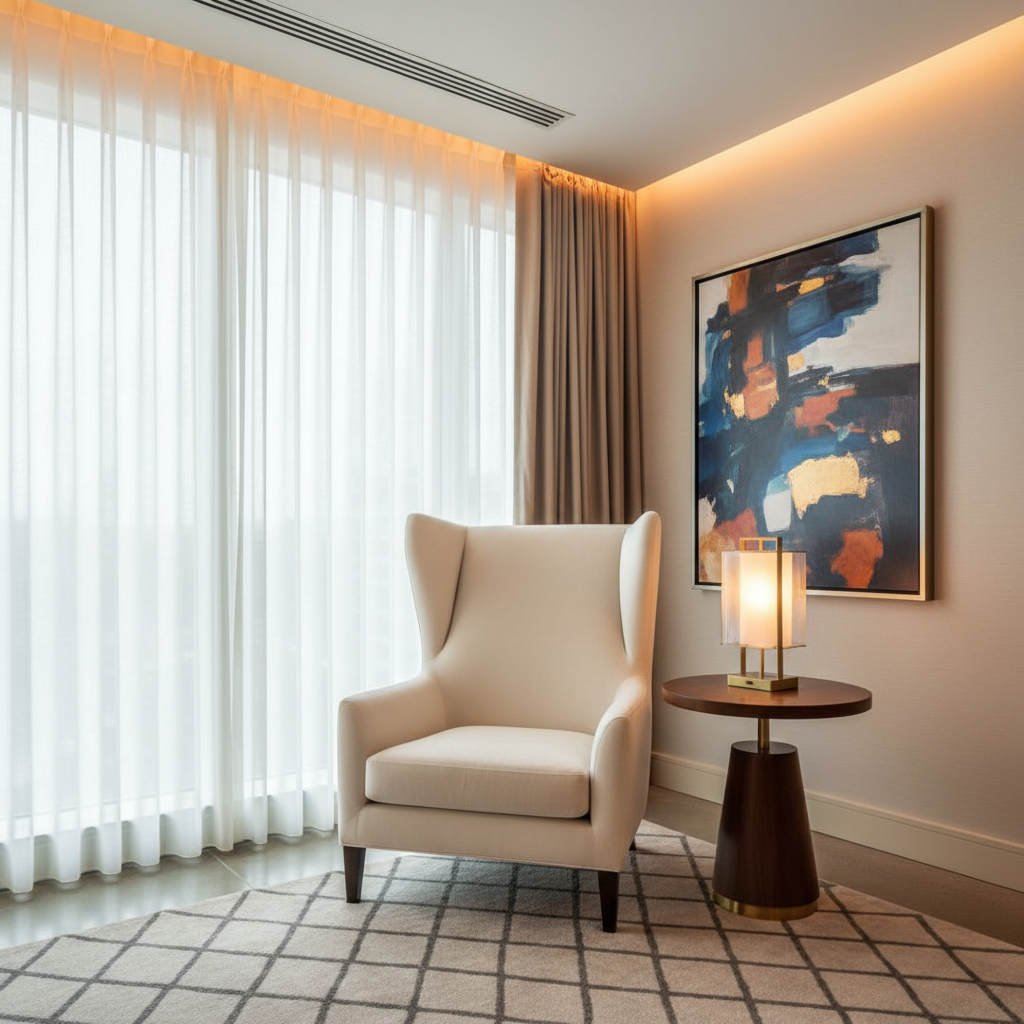 Luray Blanco Upholstered Chair | Architectural Fabrics