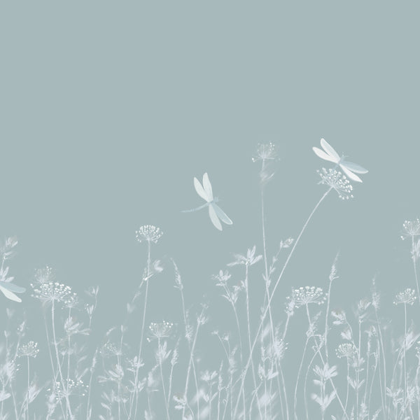 Dickinson Mural - Blue | Wallcovering | Thibaut