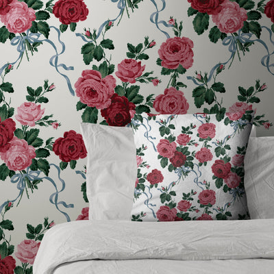 Rosie's Roses 1950's Traditional | Architectural Wallcoverings