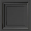 Distinctive Dark Grey Square Panel Wallcovering | Jeffrey Stevens - Image 1