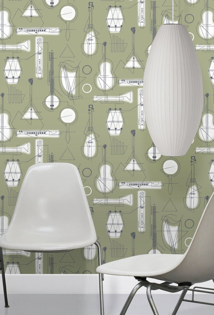 Mid Century Modern available exclusively at Designer Wallcoverings
