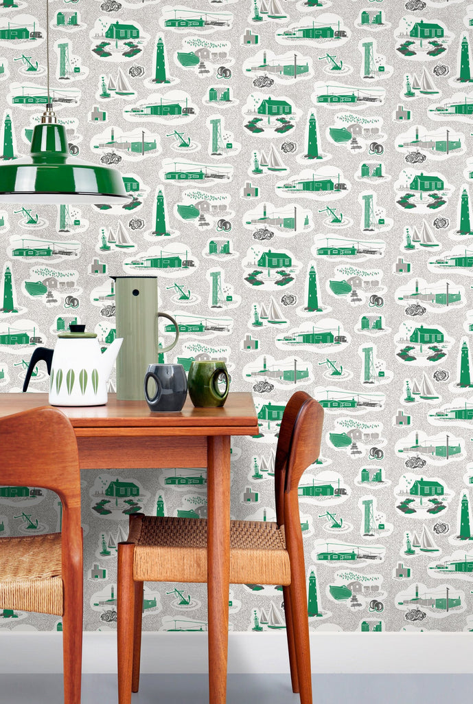 Mid Century Modern available exclusively at Designer Wallcoverings