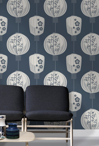 Lucky Lantern Mid Century Wallcovering