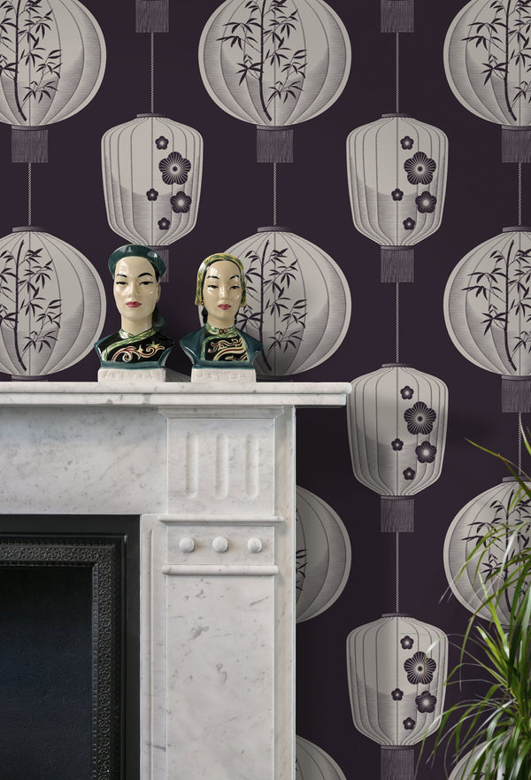 Lucky Lantern Mid Century Wallcovering