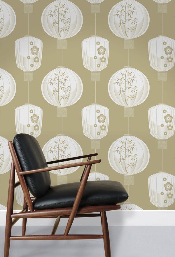 Lucky Lantern Mid Century Wallcovering