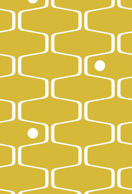 Net & Ball Mid Century Wallcovering