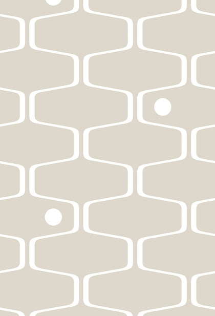 Net & Ball Mid Century Wallcovering