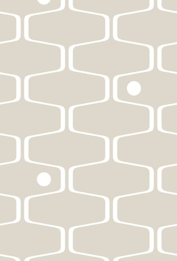 Net & Ball Mid Century Wallcovering