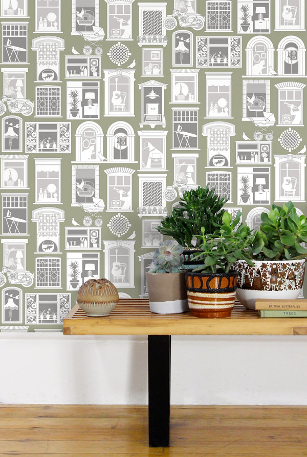One Day Mid Century Wallcovering