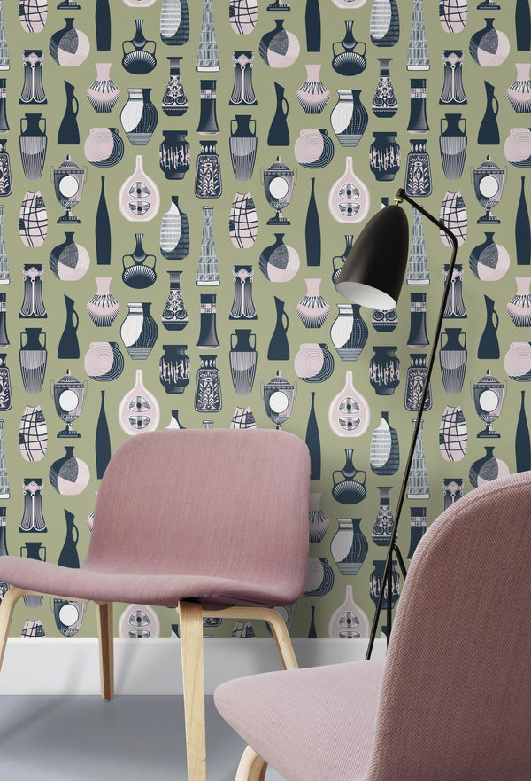 Vessel Mid Century Wallcovering