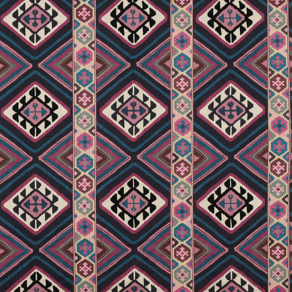 Dorothy`S Kilim Barbed Berry/Indigo | Morris & Co.