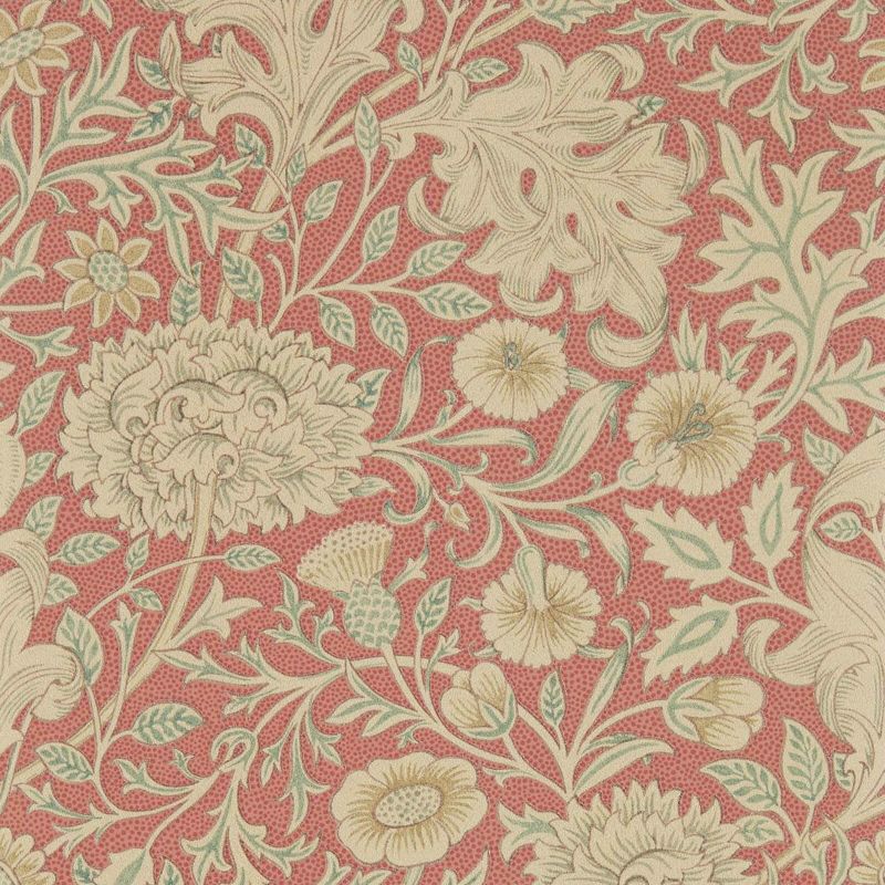 Double Bough Wallpaper Red Carmine | William Morris